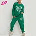 Upgrade your activewear with our cropped green tracksuit womens.